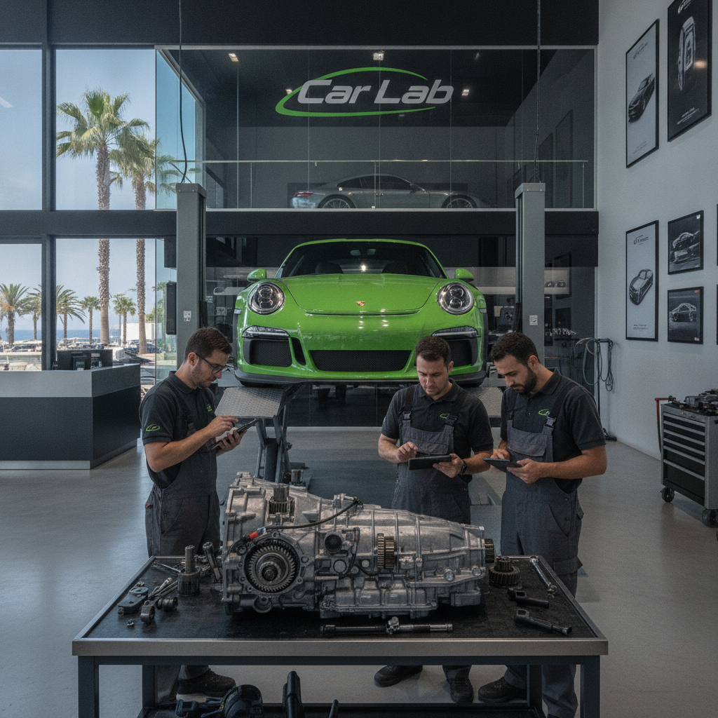 Solución experta al fallo caja de cambios PDK Porsche en Marbella