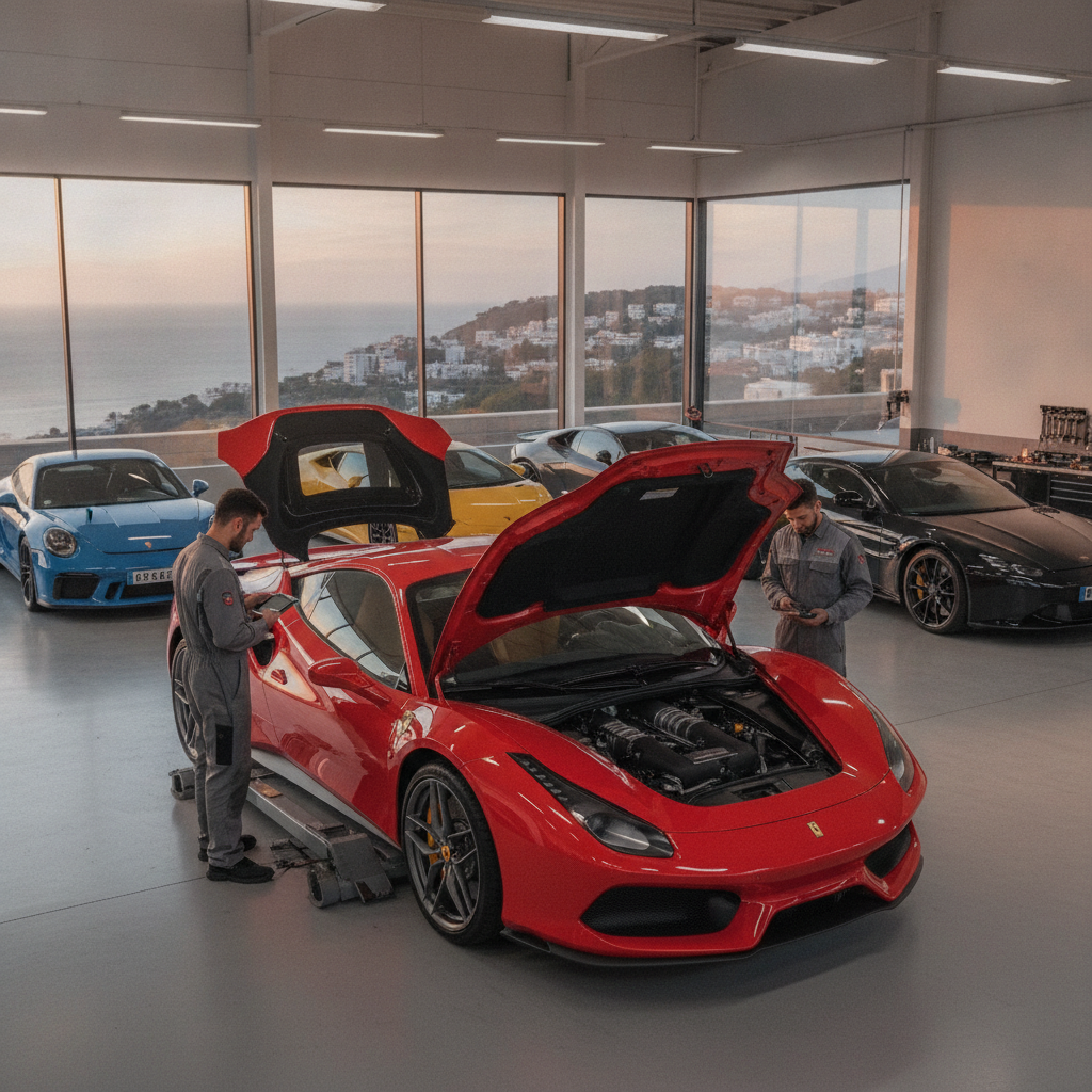 Precision Engineering: The Ultimate Sports Car Maintenance Service in Marbella at Car Lab