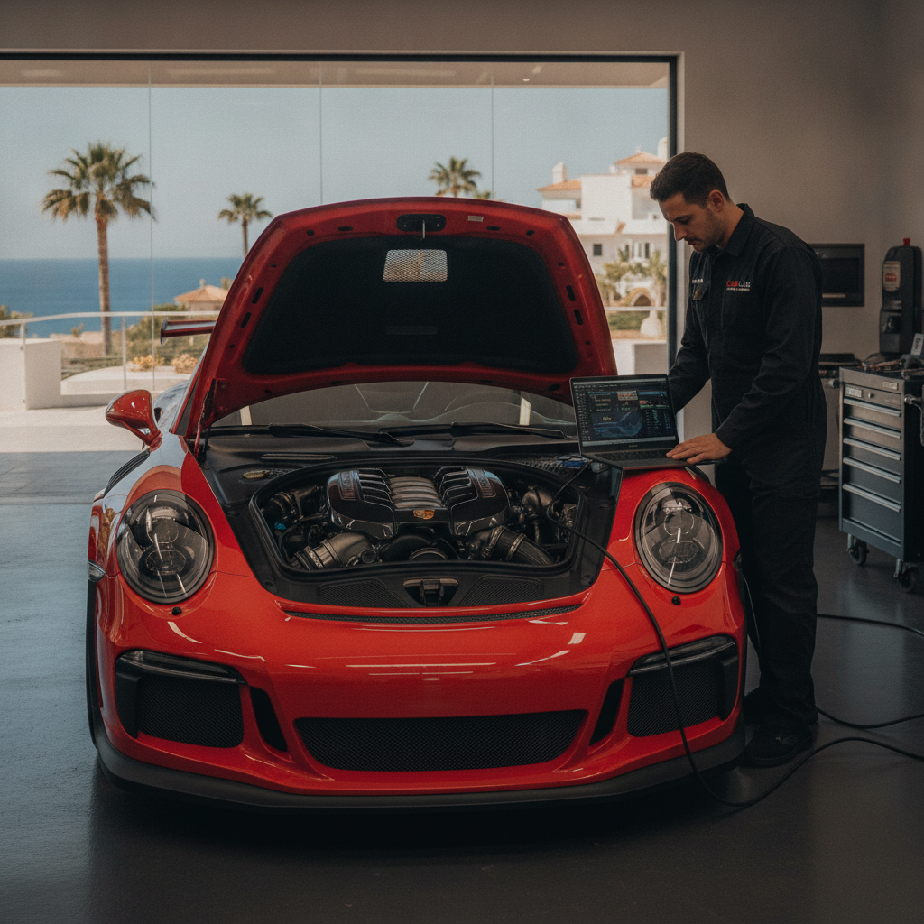Unlocking Peak Performance: Porsche Engine Remapping in Marbella at Car Lab