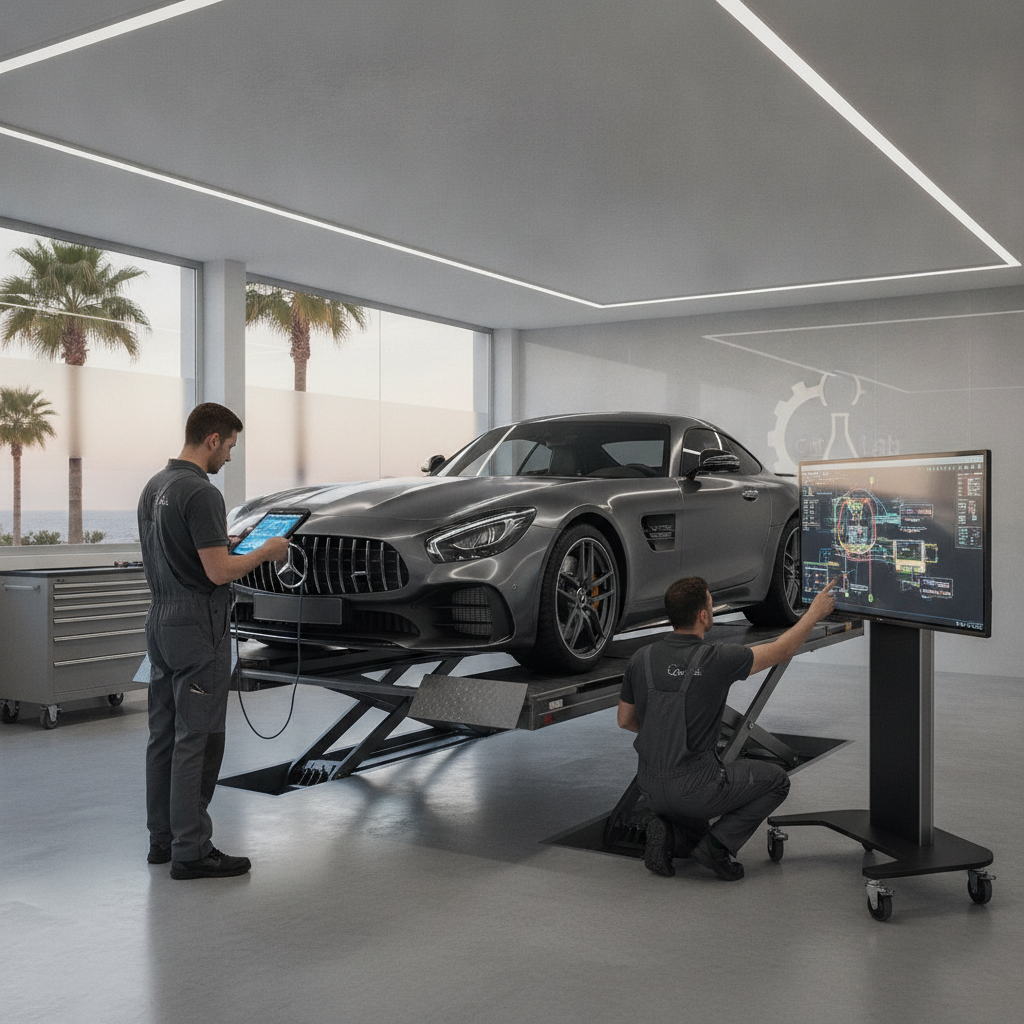Precision Performance: Why Your Mercedes Needs Professional Computer Diagnostics in Marbella