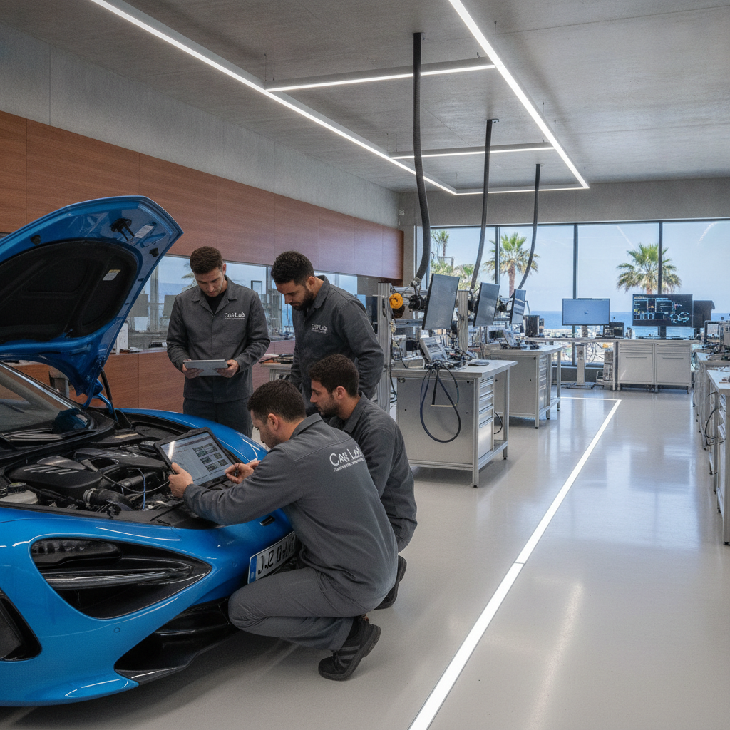 Precision Engineering: Navigating the Digital Heart of Your Vehicle at Car Lab Marbella